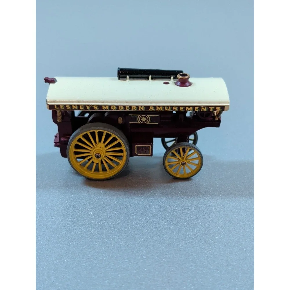 Lesney Matchbox Models of Yesteryear No 9‎ Fowler Showmans Engine Maroon Cream